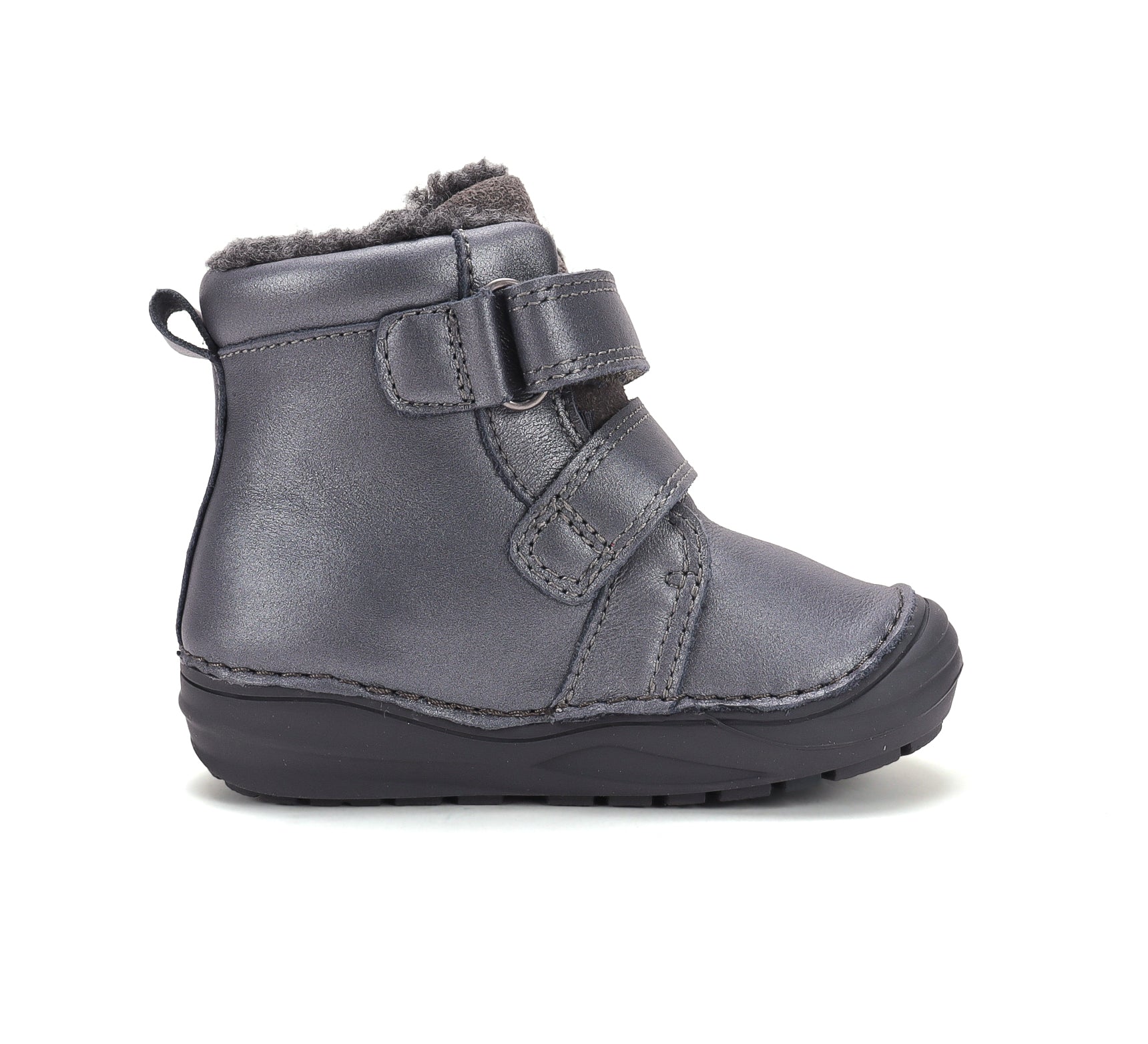 D.D.Step ghete fete imblanite 20-25 Metallic Grey cu unicorn