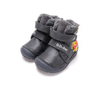 D.D.Step ghete baieti imblanite 20-31 Black cu masina de pompieri