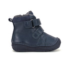D.D.Step ghete baieti imblanite 20-25 Royal Blue cu masina de pompieri