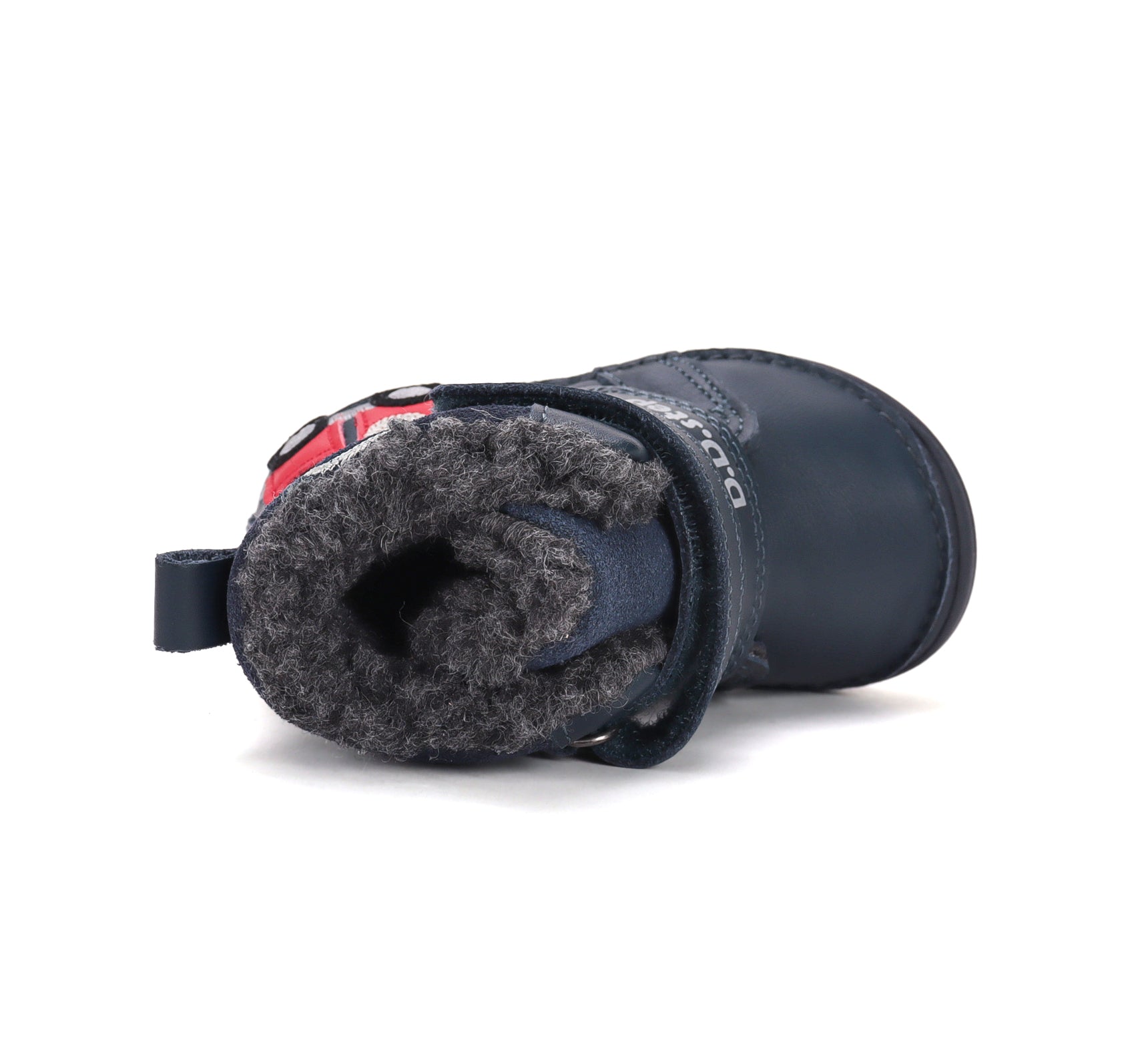D.D.Step ghete baieti imblanite 20-25 Royal Blue cu masina de pompieri