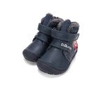 D.D.Step ghete baieti imblanite 20-25 Royal Blue cu masina de pompieri