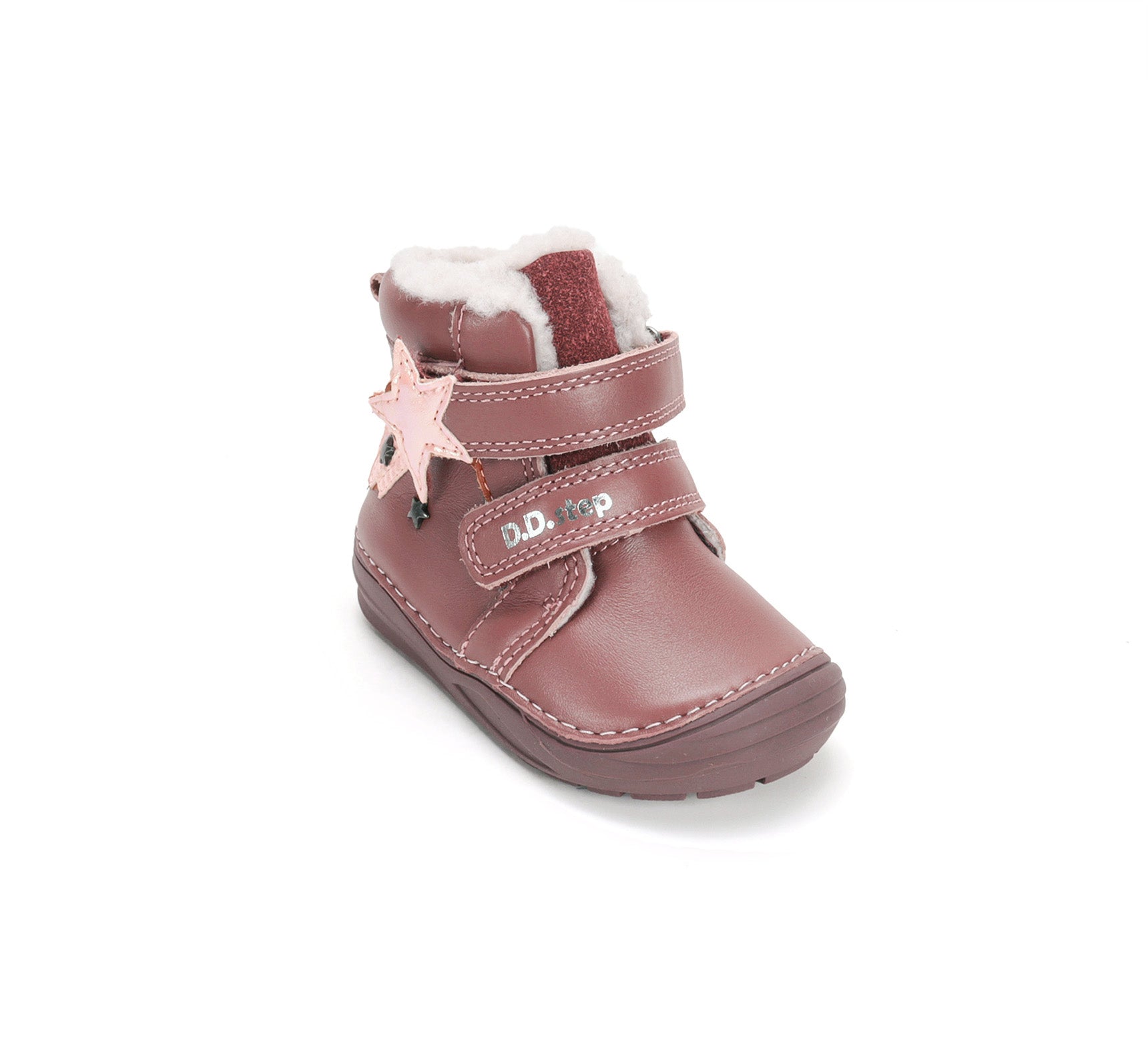 D.D.Step ghete fete imblanite 20-31 Metallic Red cu cometa