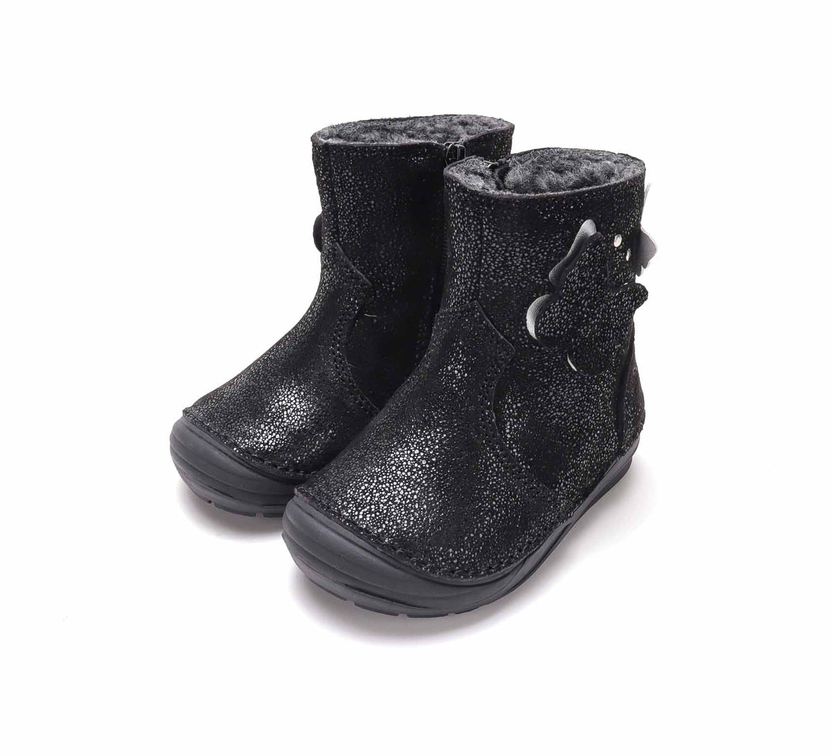 D.D.Step botine fete imblanite 20-25 Lead cu fluturas
