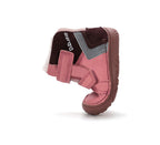 D.D.Step ghete fete Barefoot imblanite 26-31 Raspberry cu maroniu