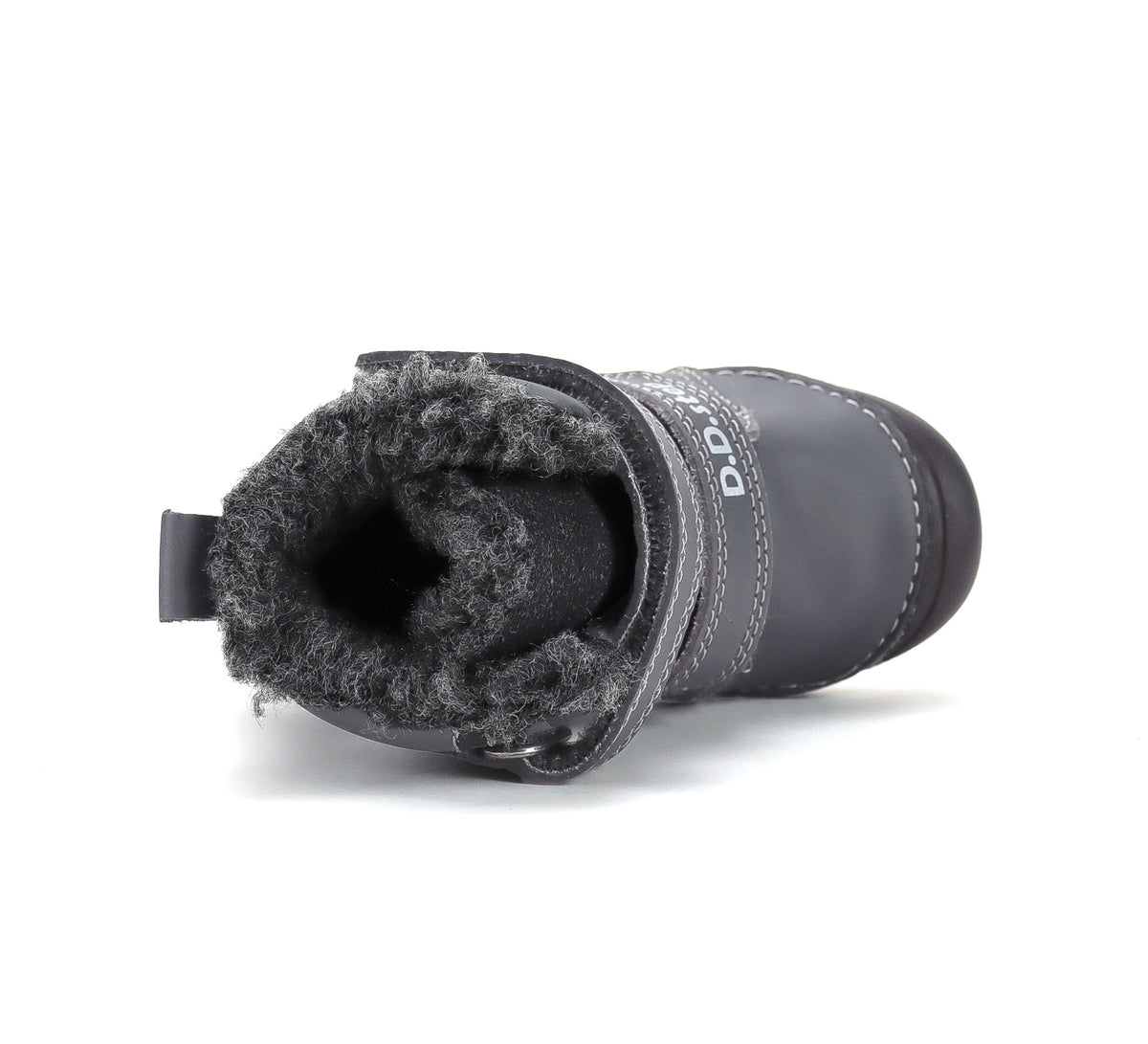 D.D.Step ghete baieti imblanite si fluorescente 20-31 Marine Grey cu lup