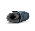 D.D.Step ghete baieti imblanite 20-31 Royal Blue cu galben