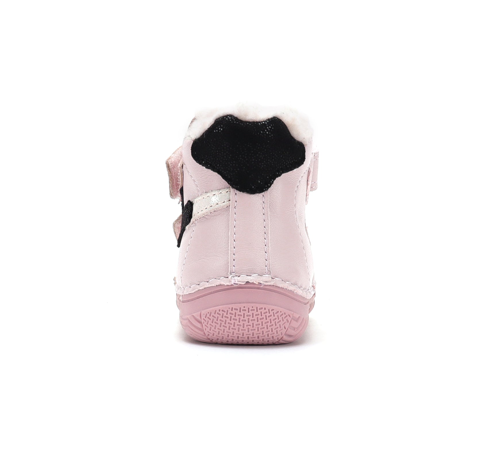 D.D.Step ghete fete imblanite 20-25 Baby Pink cu negru