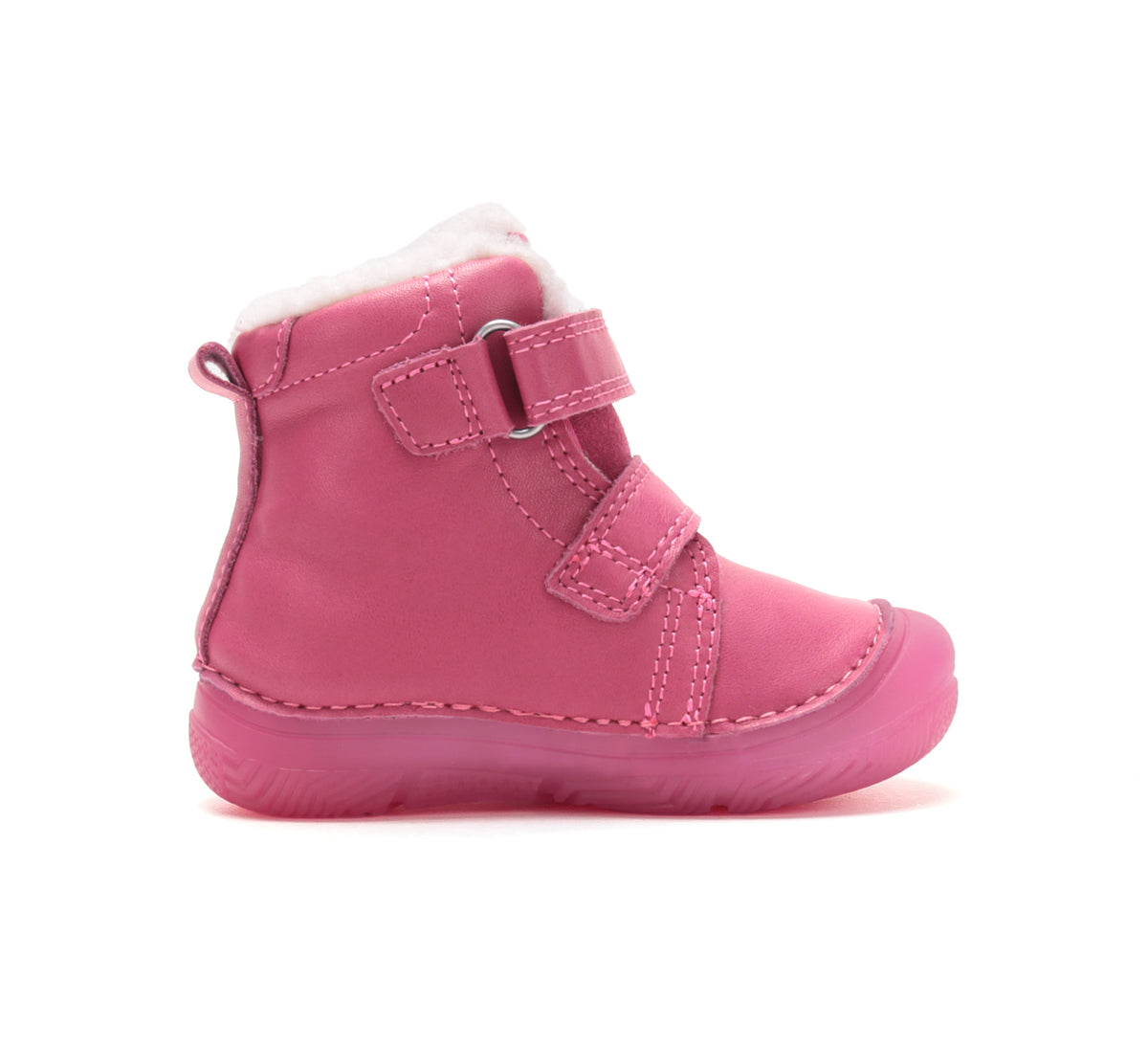 D.D.Step ghete fete imblanite si fluorescente 20-25 Hot Pink cu pisica