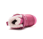 D.D.Step ghete fete imblanite si fluorescente 20-25 Hot Pink cu pisica
