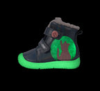 D.D.Step ghete fete imblanite si fluorescente 20-31 Cobalt cu pisica