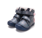 D.D.Step ghete fete imblanite si fluorescente 20-31 Cobalt cu pisica