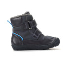 D.D.Step ghete baieti Barefoot captusite 28-33 Royal Blue cu dunga albastra