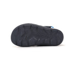 D.D.Step ghete baieti Barefoot captusite 28-33 Royal Blue cu dunga albastra