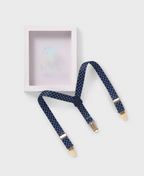 Abel&Lula bretele baieti cu logo 6-36 luni, Navy Blue