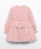 Abel&Lula rochie fete cu tul si glitter 4-10 ani Petal
