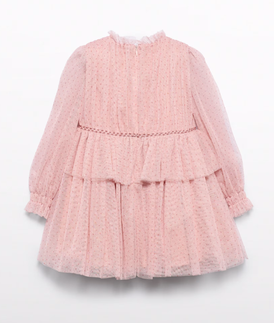 Abel&Lula rochie fete cu tul si glitter 4-10 ani Petal