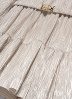 Abel&Lula rochita fete cu pliuri si sclipici 4-12 ani Auriu