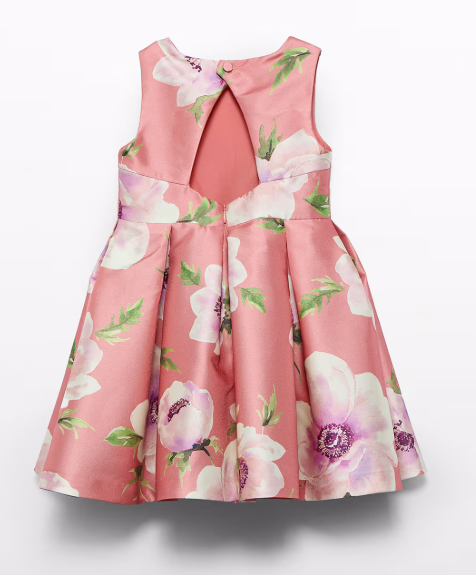 Abel&Lula rochita fete mikado cu flori 4-10 ani Blush