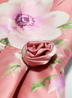 Abel&Lula rochita fete mikado cu flori 4-10 ani Blush