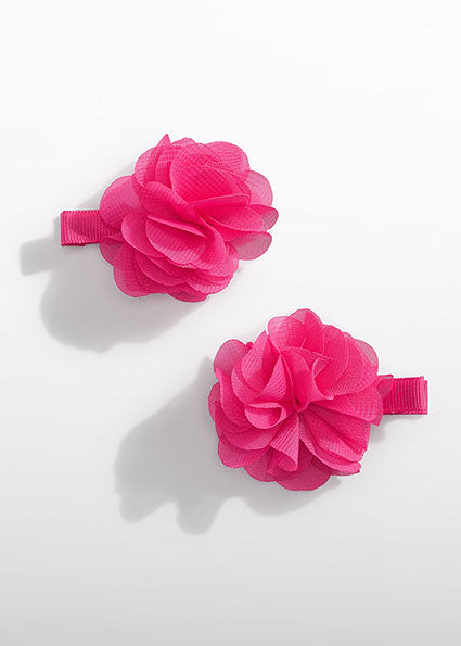 Abel&Lula set 2 clame par florale 4 ani+ Fucsia Imagine principală a produsului