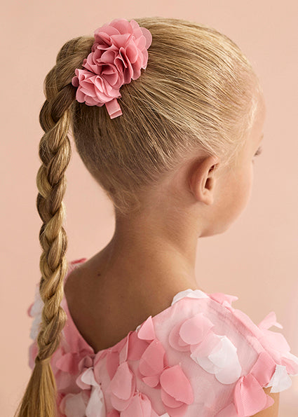 Abel&Lula set 2 clame par florale 4 ani+ Rosa