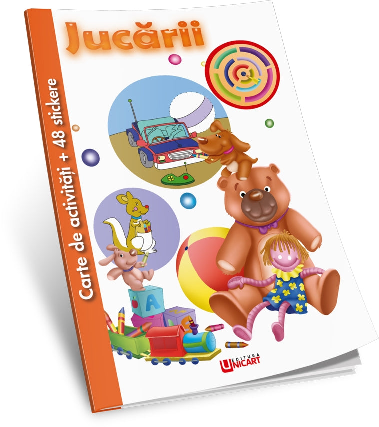 Unicart carte de activitati cu 48 stickere 4-6 ani, Jucarii Imagine principală a produsului