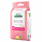 Aleva Naturals servetele umede din fibre de bambus pentru maini si fata, 30 buc 37961