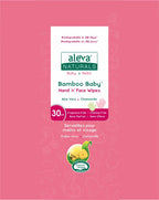 Aleva Naturals servetele umede din fibre de bambus pentru maini si fata