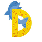Sevi Litera din lemn cu animale  "D"