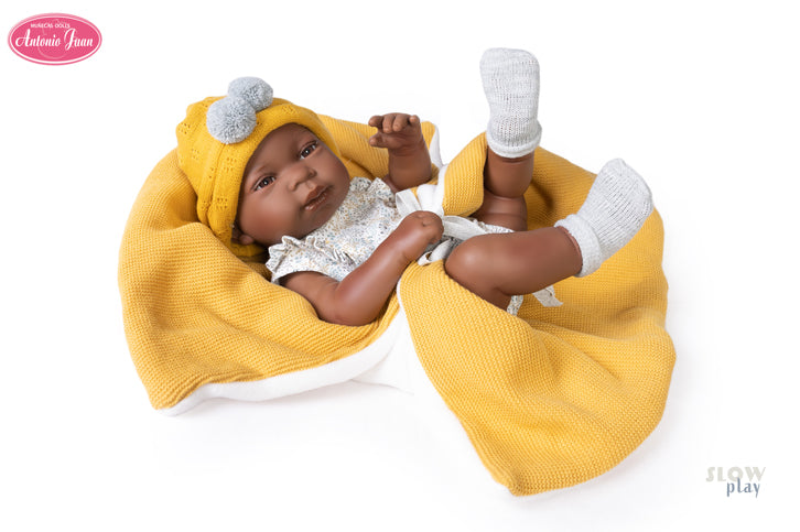 Antonio Juan papusa baietel mulatru 42 cm 3 ani+ Imagine principală a produsului