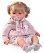 Antonio Juan papusa Beni 42 cm cu mecanism de plans si curcubeu 3 ani+