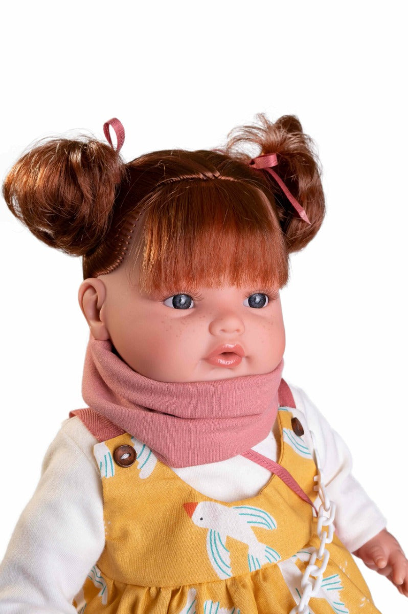 Antonio Juan papusa Beni cu mecanism de plans 42 cm 3 ani+