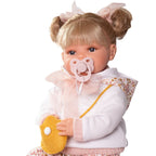 Antonio Juan papusa Beni LLoro cu mecanism de plans si poseta 42 cm 3 ani+