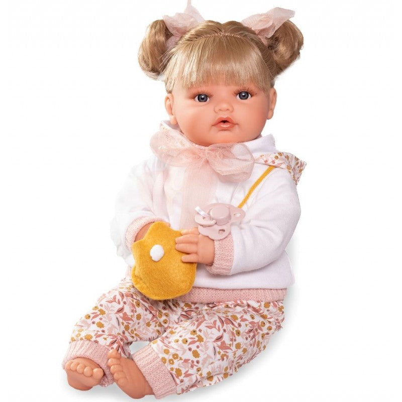 Antonio Juan papusa Beni LLoro cu mecanism de plans si poseta 42 cm 3 ani+