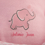 Antonio Juan papusa Bimba cu mecanism de plans si paturica roz 37 cm