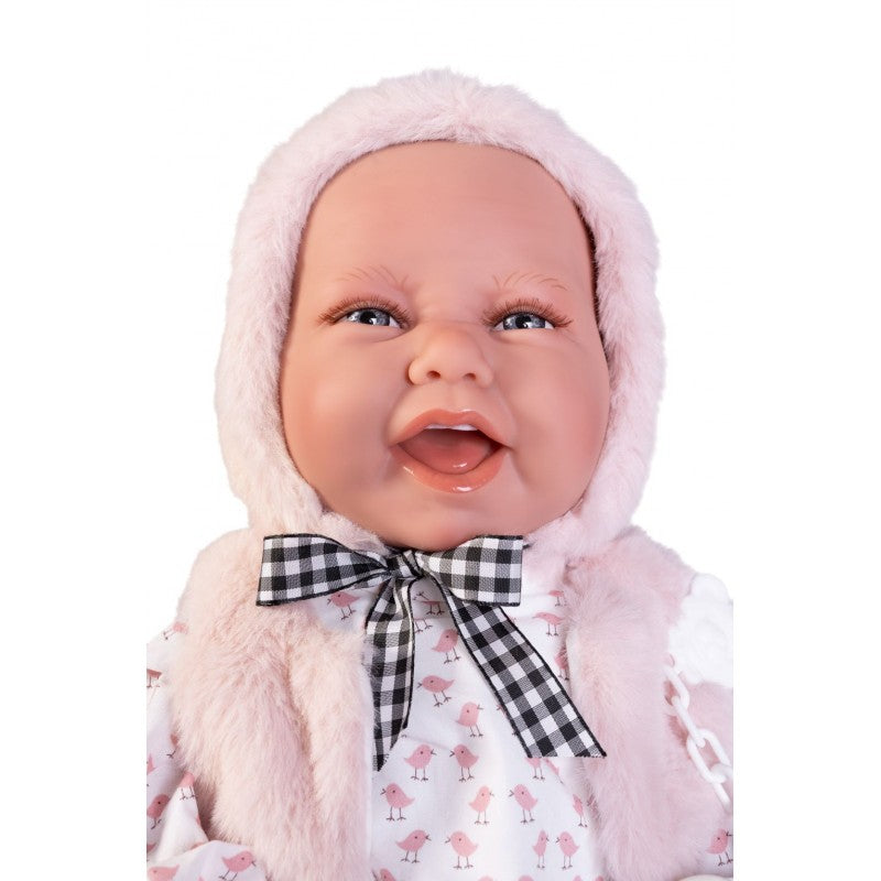Antonio Juan papusa cu corp din tesatura Carla Chaleco 42 cm 3 ani+ 