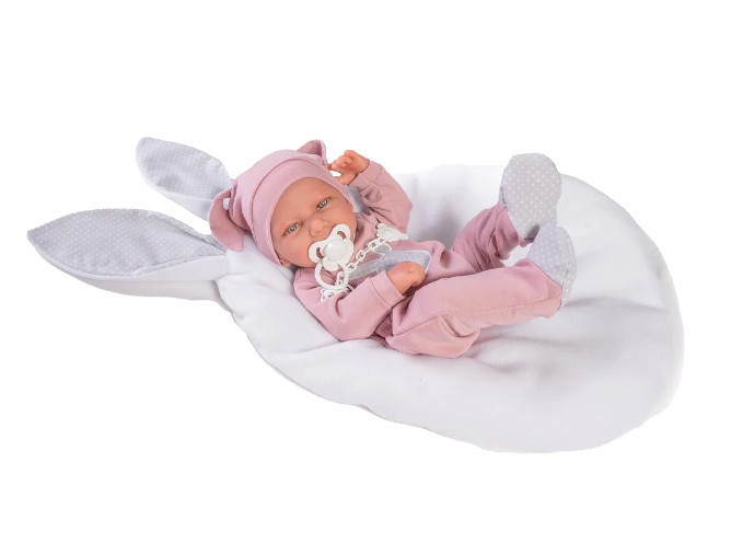 Antonio Juan papusa Carla cu perna iepuras, 42 cm 3 ani+