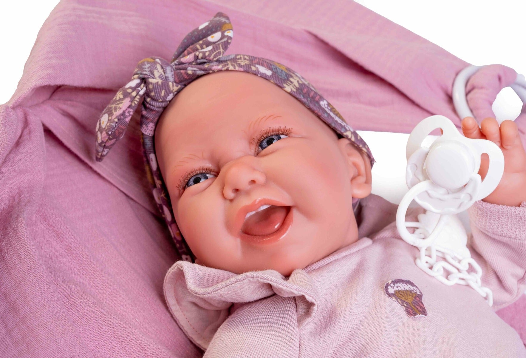 Antonio Juan papusa Carla cu port bebe 42 cm 3 ani+ Imagine secundară a produsului
