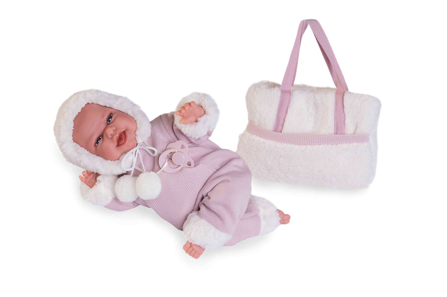 Antonio Juan papusa Clara de iarna cu geanta 34 cm 3 ani+ Imagine secundară a produsului