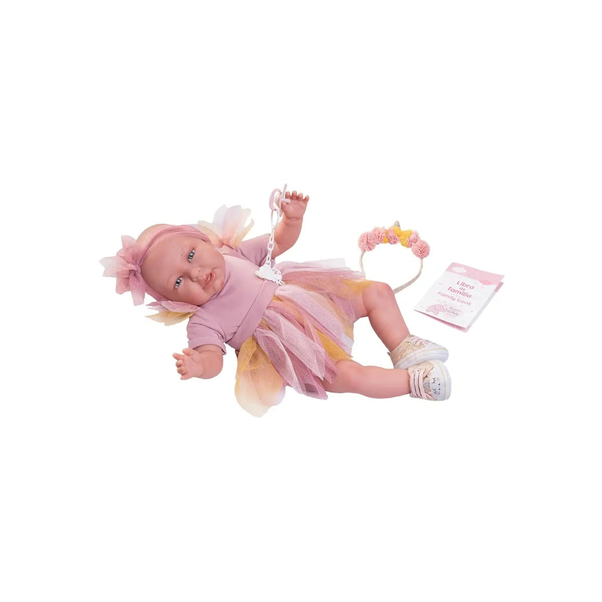 Antonio Juan papusa Daniela cu cordeluta unicorn 52 cm 3 ani+ Imagine secundară a produsului