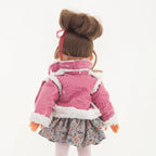 Antonio Juan papusa Emily cu coc si jacheta 33 cm 3 ani+
