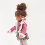 Antonio Juan papusa Emily cu coc si jacheta 33 cm 3 ani+
