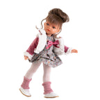 Antonio Juan papusa Emily cu coc si jacheta 33 cm 3 ani+