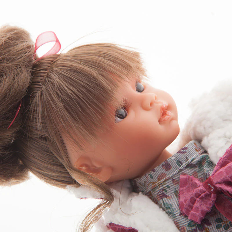 Antonio Juan papusa Emily cu coc si jacheta 33 cm 3 ani+