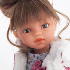 Antonio Juan papusa Emily cu coc si jacheta 33 cm 3 ani+