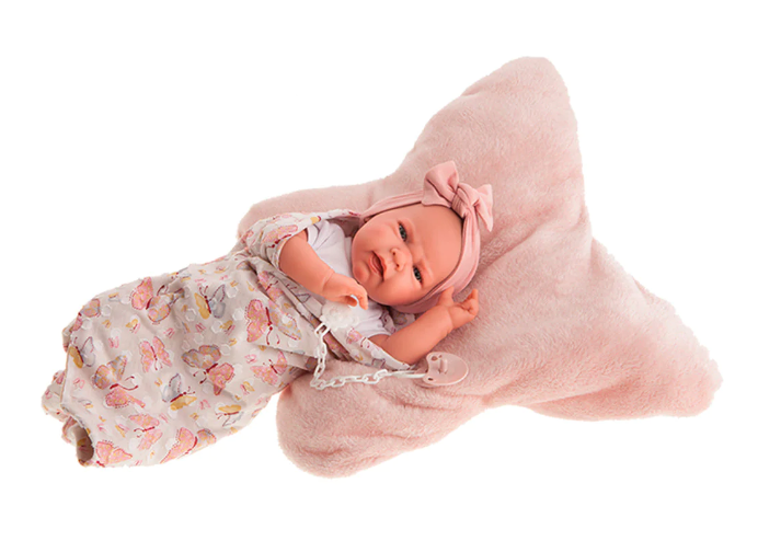 Antonio Juan papusa Lea Mariposa cu paturica 40 cm 3 ani+ Imagine principală a produsului