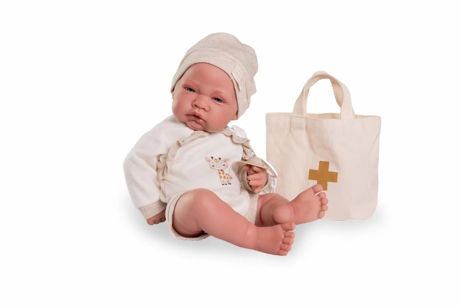 Antonio Juan papusa din vinil Lua sexata doctorita cu trusa medicala 42 cm 3 ani+ 