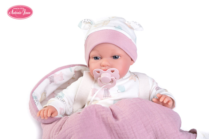 Antonio Juan papusa Nacida Baby Toneta 33 cm 3 ani+