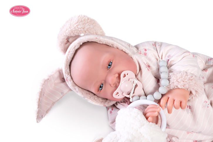 Antonio Juan papusa Nacida iepuras 42 cm 3 ani+