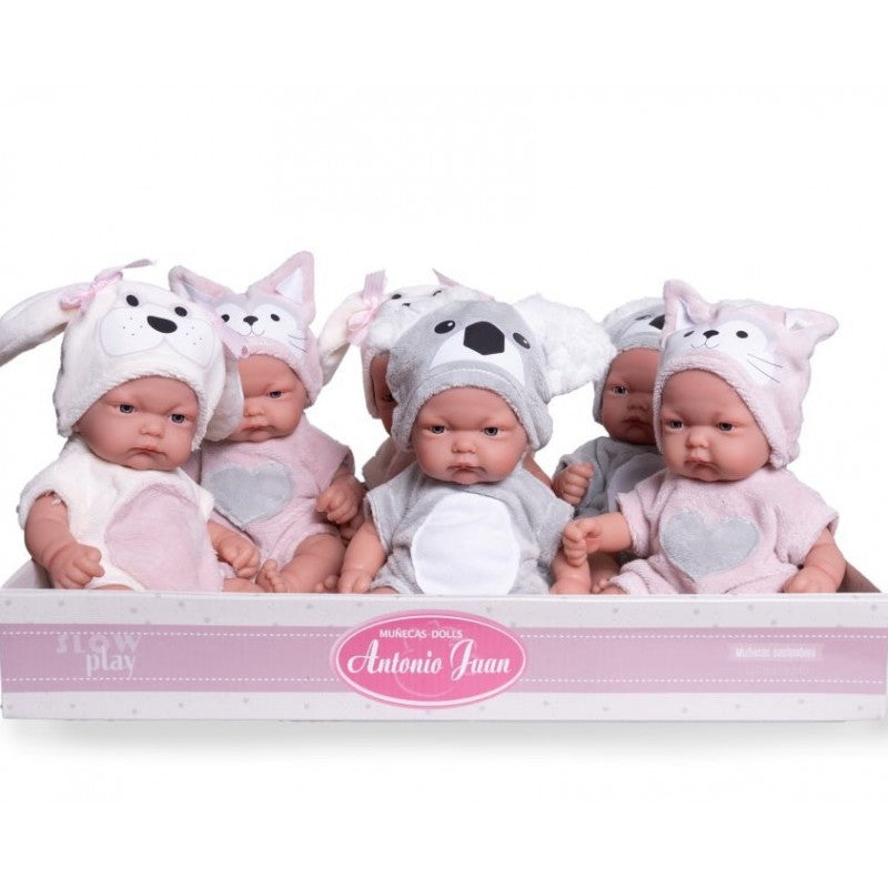 Antonio Juan papusa din vinil Pitu sexata 26 cm 24 m+ Animalitos 1 buc